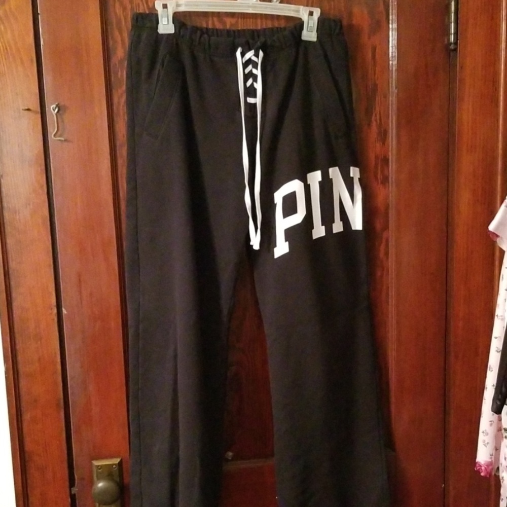 VS Pink Boyfriend Sweats sz M